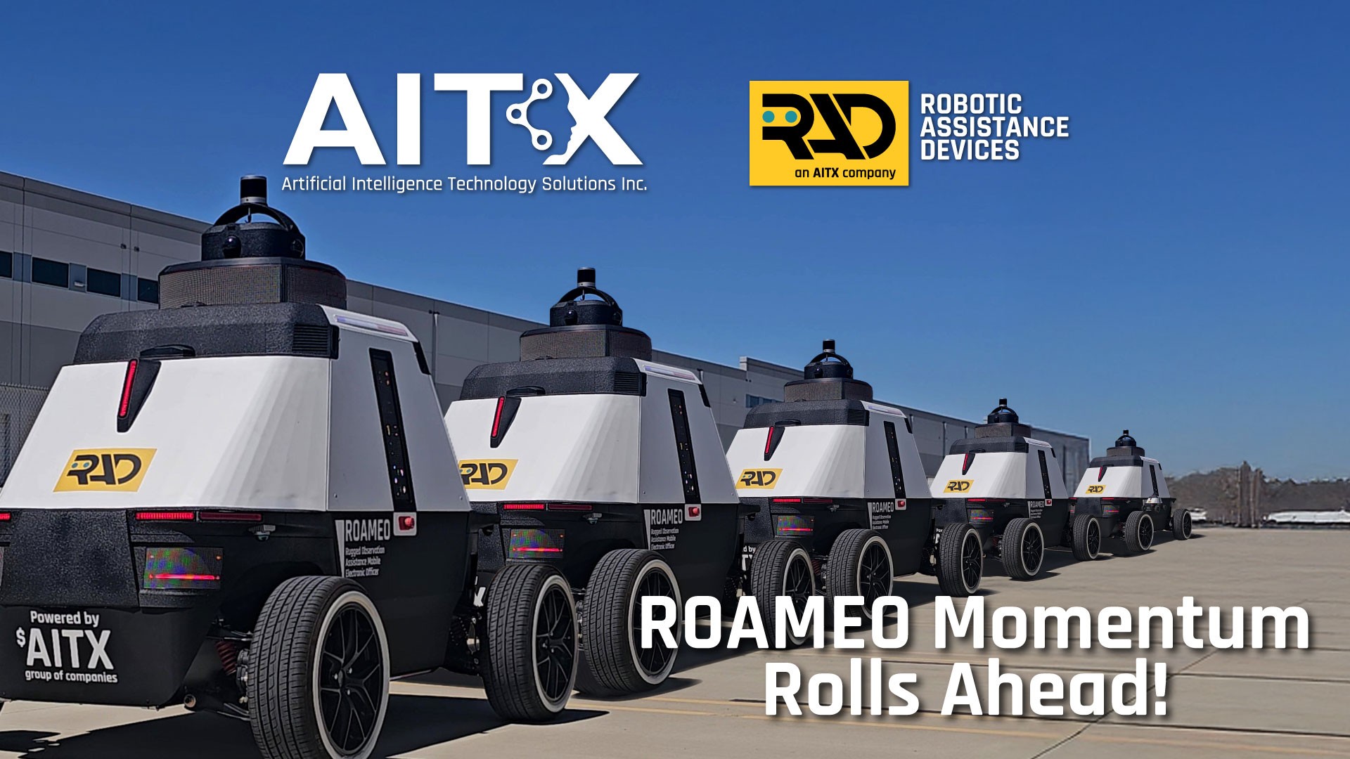 AITX’s RAD Nears 100 ROAMEO Deployments